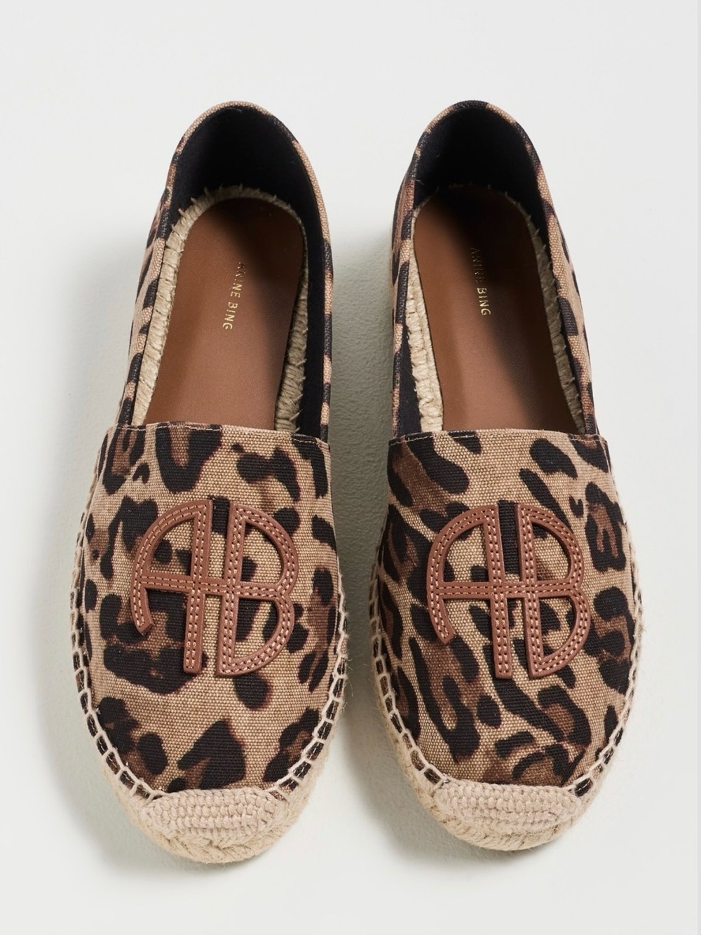 NWT Anine Bing Leopard Espadrilles, size 10 (EU41)